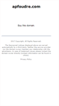 Mobile Screenshot of apfoudre.com